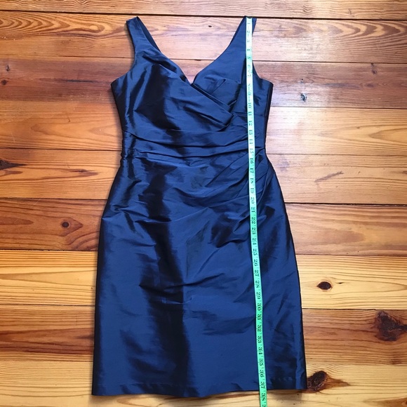 Alfred Sung Navy Bodycon Dress, EUC, 10 - Picture 10 of 14